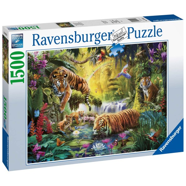 Ravensburger Puzzle Tranquil Tigers 1500p 16005