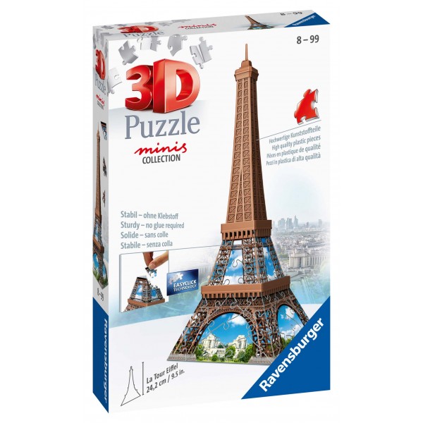 Ravensburger 3D Puzzle Mini Eiffelturm 54p 12536