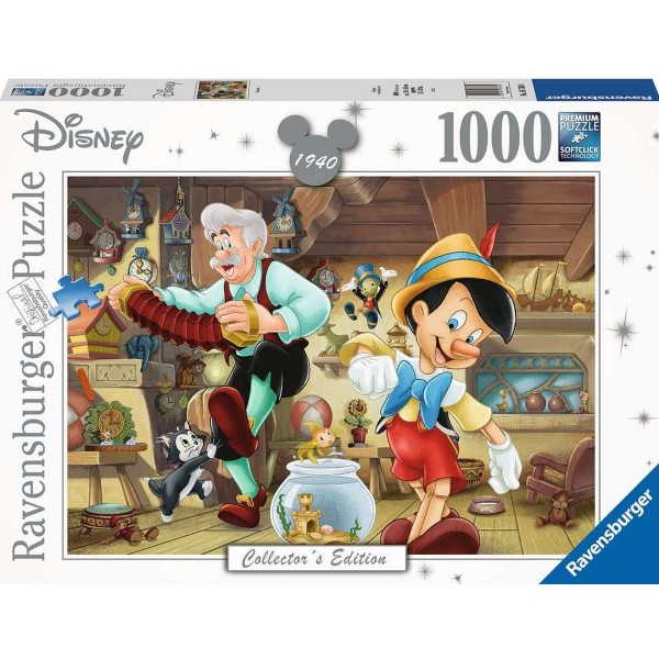 Ravensburger Puzzle 2D 1000 elementów: Walt Disney. Pinokio 16736