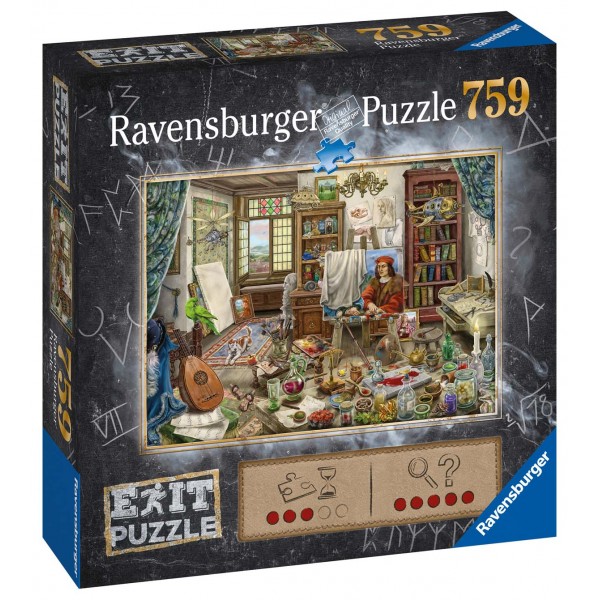Ravensburger Puzzle Exit Künstleratelier 759p 16782