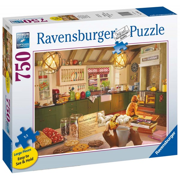 Ravensburger Puzzle Cozy Kitchen 750 Pc Puzzle 16942