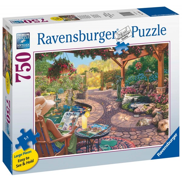 Ravensburger Puzzle Cozy Backyard Bliss 750 Pc Puzzle 16941