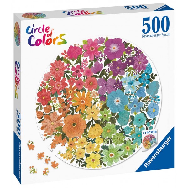 Ravensburger Puzzle Flowers 500 Pc Puzzle 17167