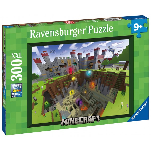 Ravensburger Puzzle Minecraft Cutaway 300 Pc Puzzle 13334