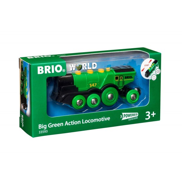 BRIO Big Green Action Locomotive 63359300