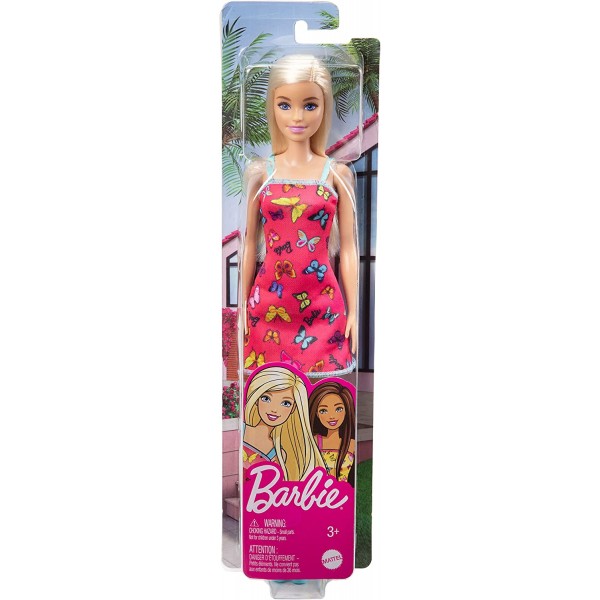 Barbie HBV05 doll pink dress