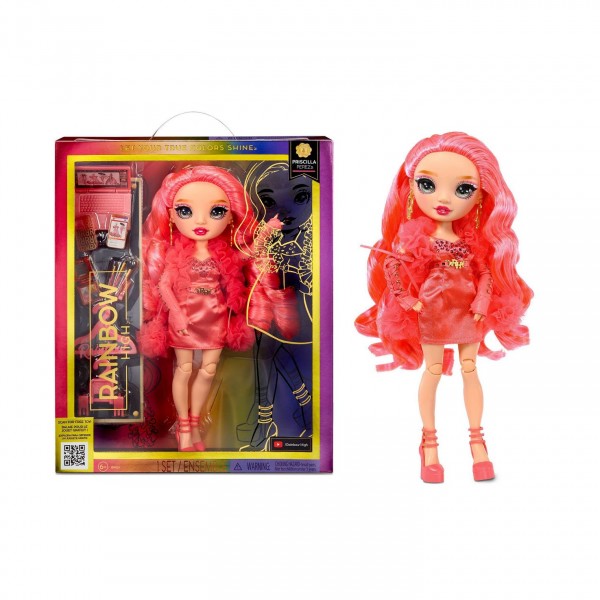 Rainbow High S23 Fashion Doll- Priscilla (Pink) 583110EUC
