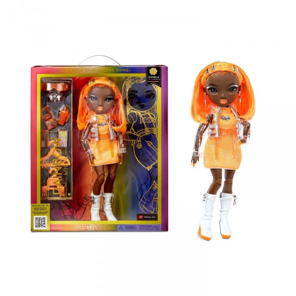 Rainbow High S23 Fashion Doll - Michelle (Orange) 583127EUC