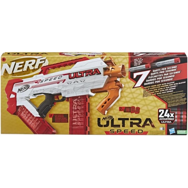 Nerf Ultra Speed Blaster 24 Accustrike Darts F4929